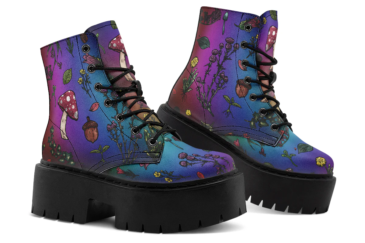 Rainbow Herbology Platform Boots - Image 5