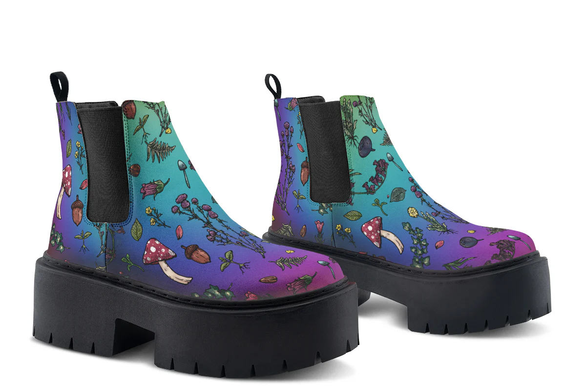 Rainbow Herbology Platform Chelsea Boots - Image 5