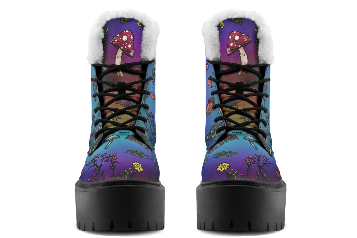 Rainbow Herbology Platform Winter Boots - Image 7