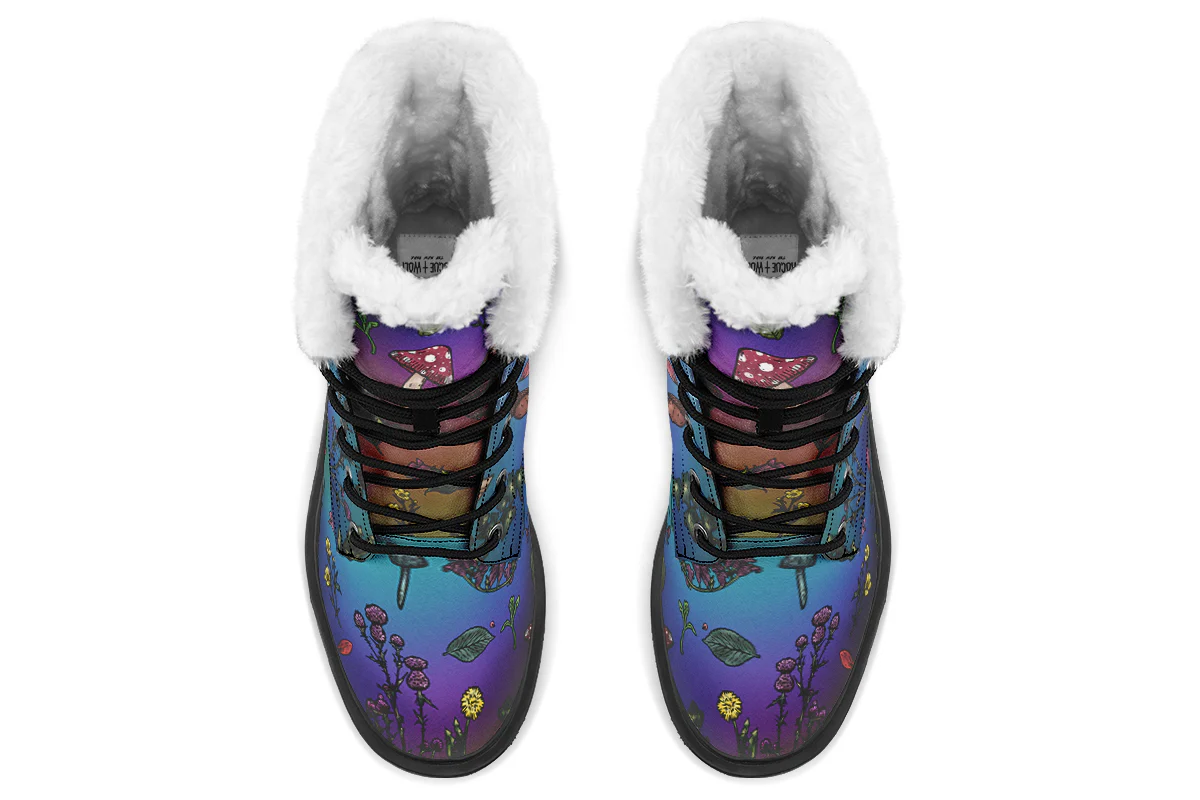 Rainbow Herbology Platform Winter Boots - Image 8