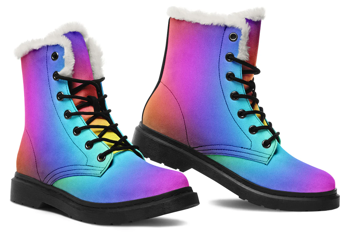Rainbow Winter Boots - Image 5