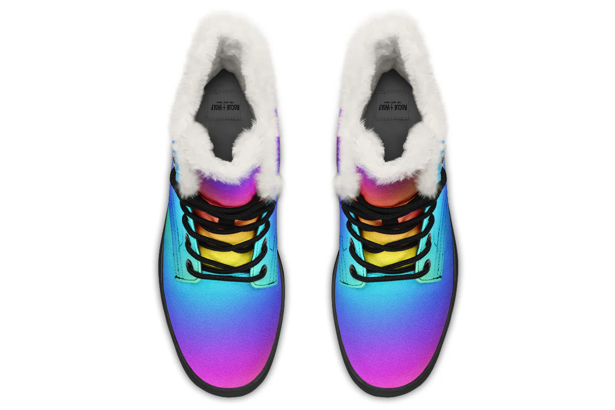 Rainbow Winter Boots - Image 7