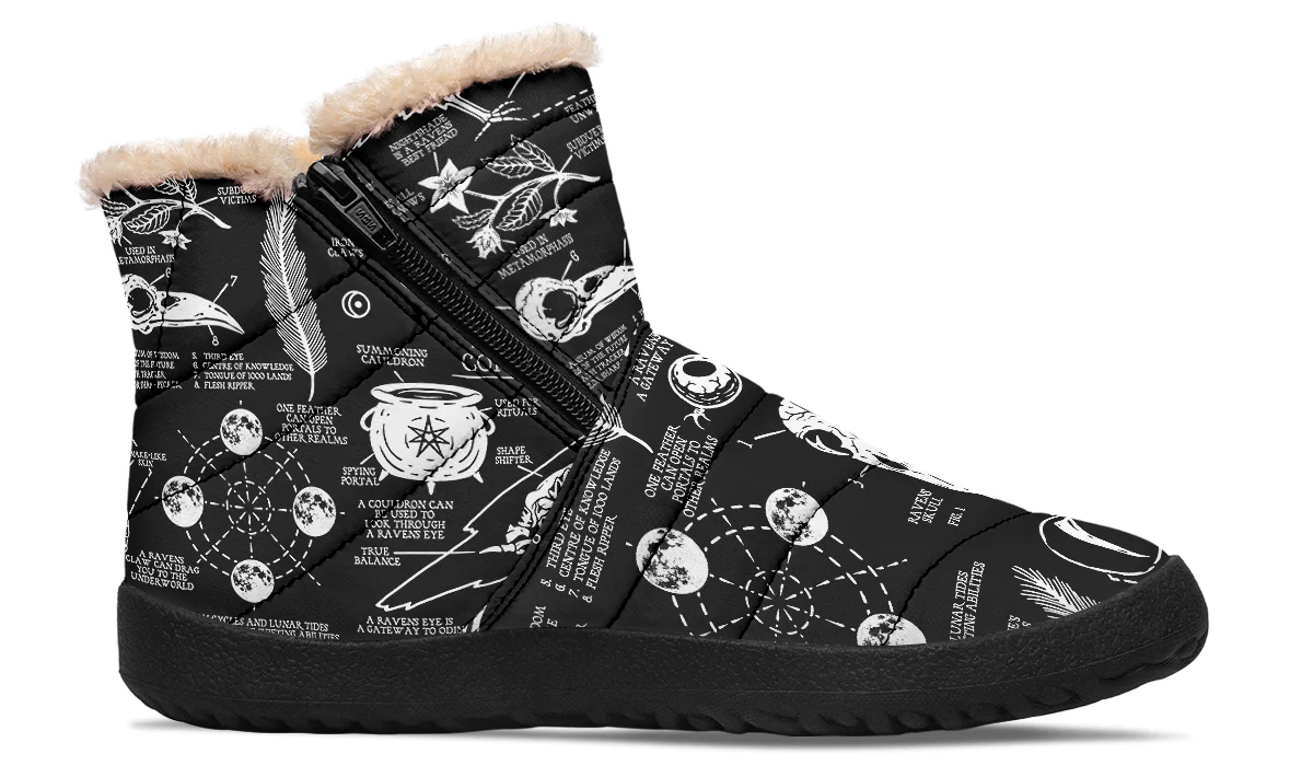 Raven Study Comfy Winter Boots - Image 3