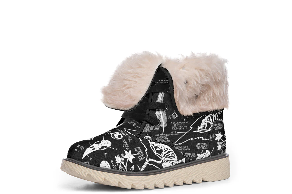 Raven Study Fold Over Winter Boots - Image 11