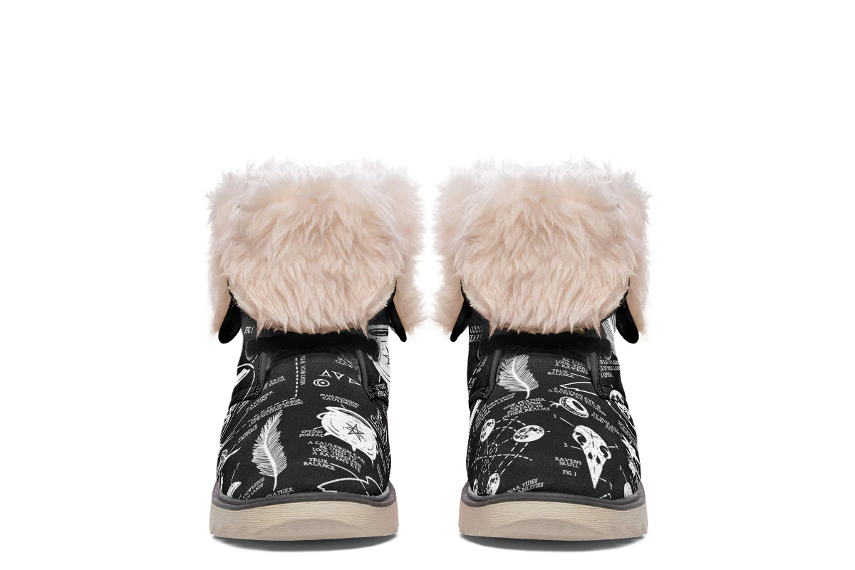 Raven Study Fold Over Winter Boots - Image 12