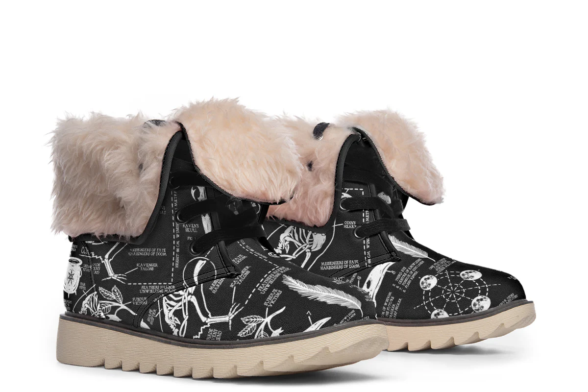 Raven Study Fold Over Winter Boots - Image 16