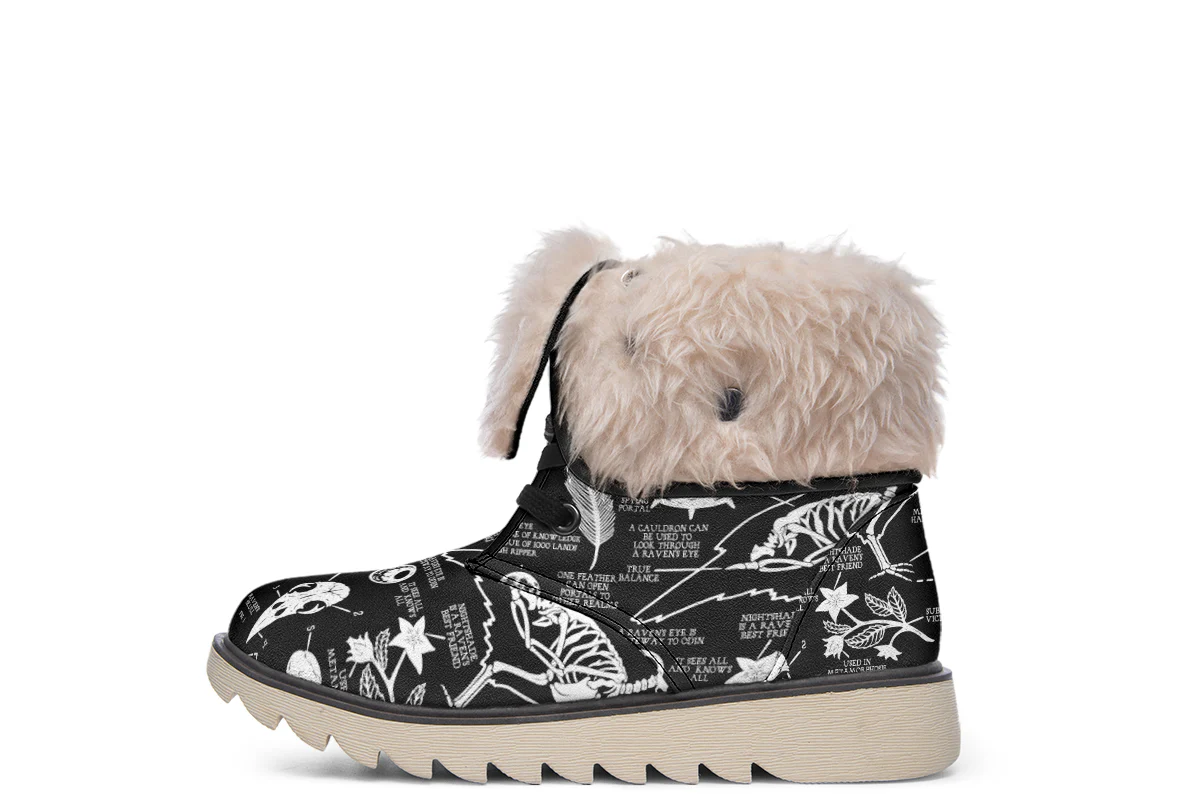 Raven Study Fold Over Winter Boots - Image 2