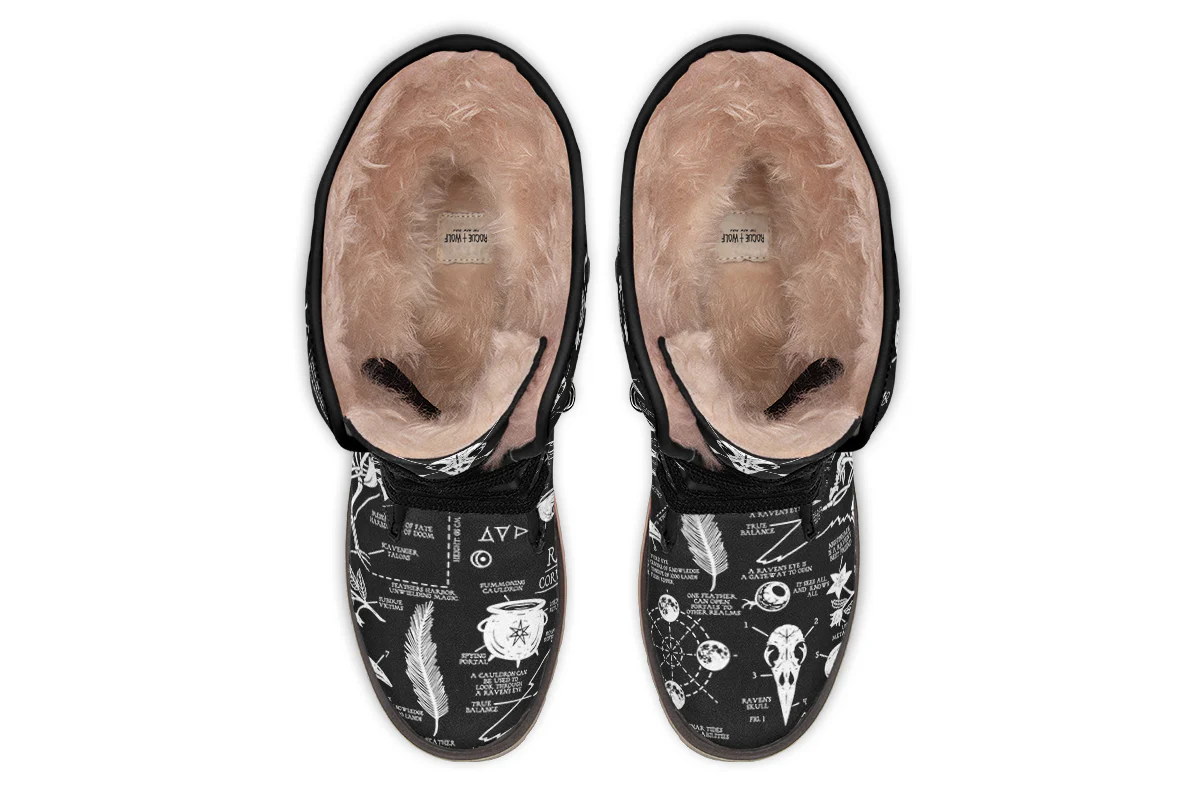 Raven Study Fold Over Winter Boots - Image 7