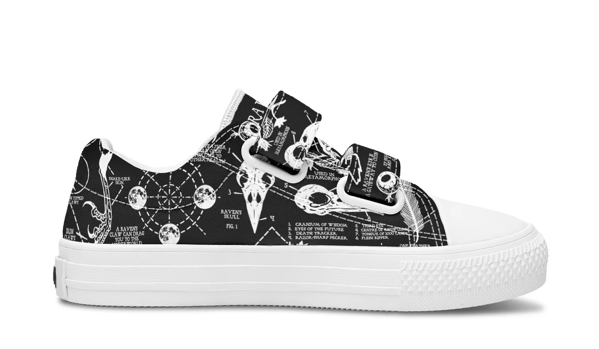 Raven Study Kids Low Tops - Image 11