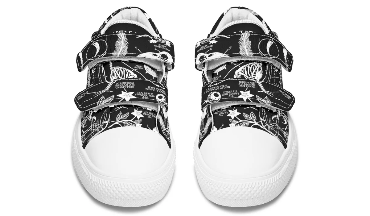 Raven Study Kids Low Tops - Image 12