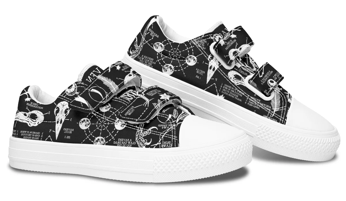 Raven Study Kids Low Tops - Image 14