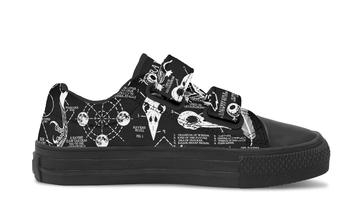 Raven Study Kids Low Tops - Image 3