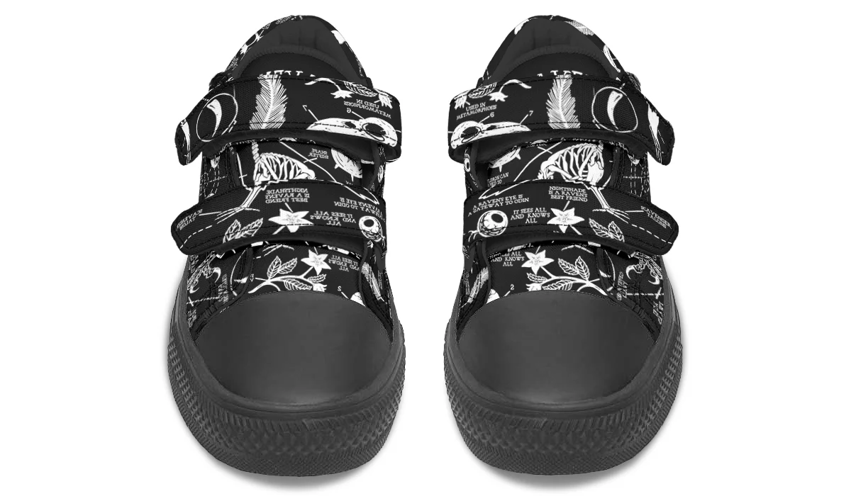 Raven Study Kids Low Tops - Image 4
