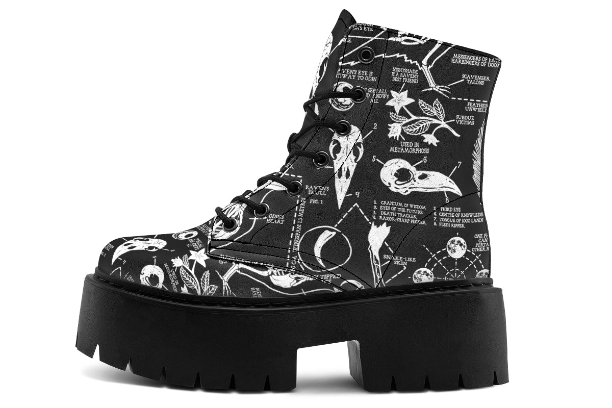 Raven Study Platform Boots