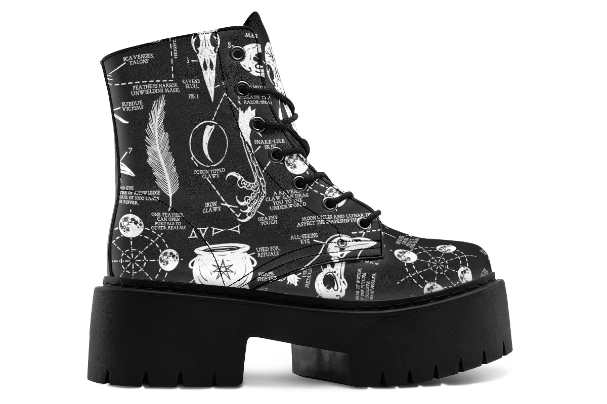 Raven Study Platform Boots - Image 3