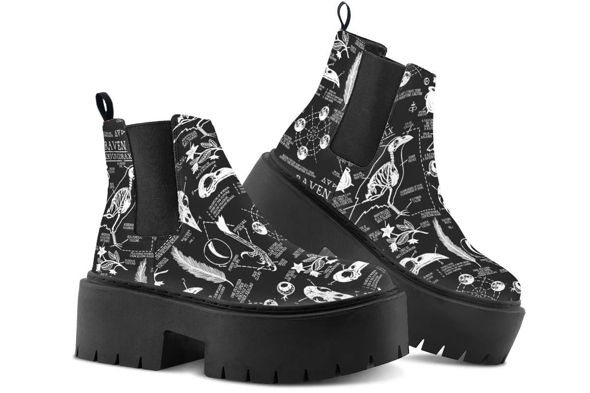 Raven Study Platform Chelsea Boots - Image 4