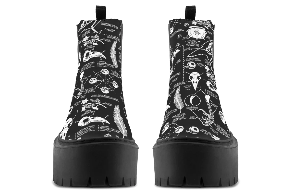 Raven Study Platform Chelsea Boots - Image 7