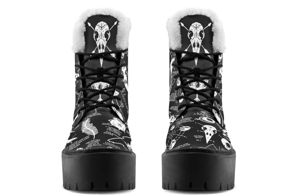 Raven Study Platform Winter Boots - Image 13