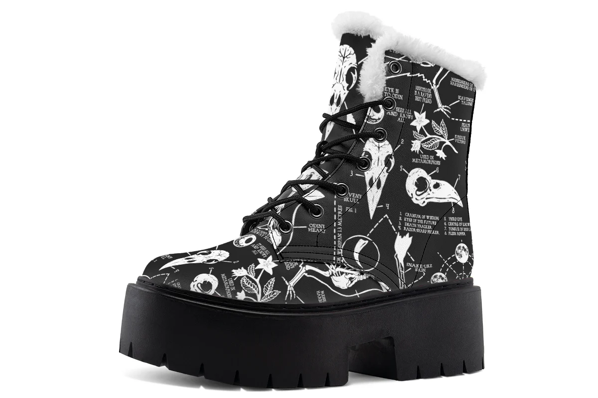 Raven Study Platform Winter Boots - Image 4
