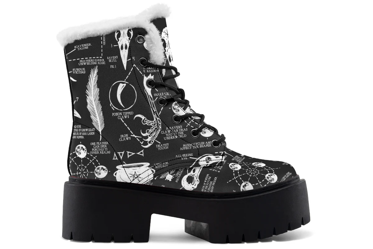 Raven Study Platform Winter Boots - Image 5