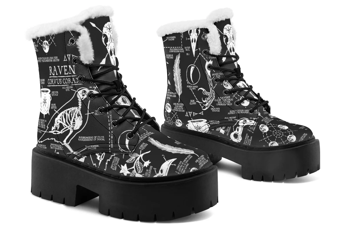 Raven Study Platform Winter Boots - Image 7