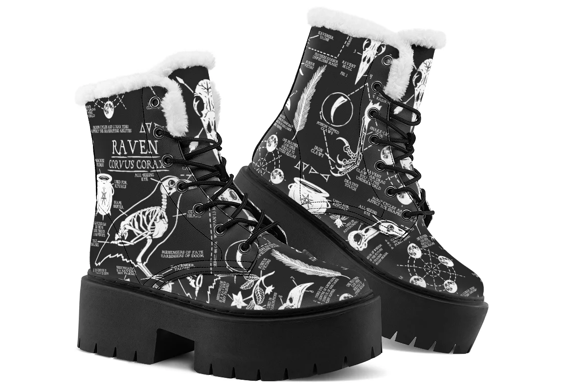 Raven Study Platform Winter Boots - Image 9