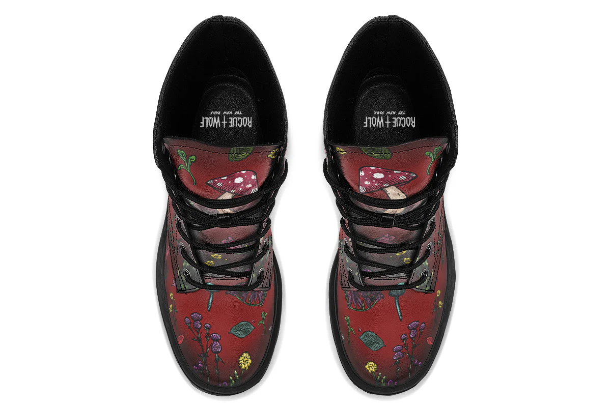 Red Herbology Platform Boots - Image 8