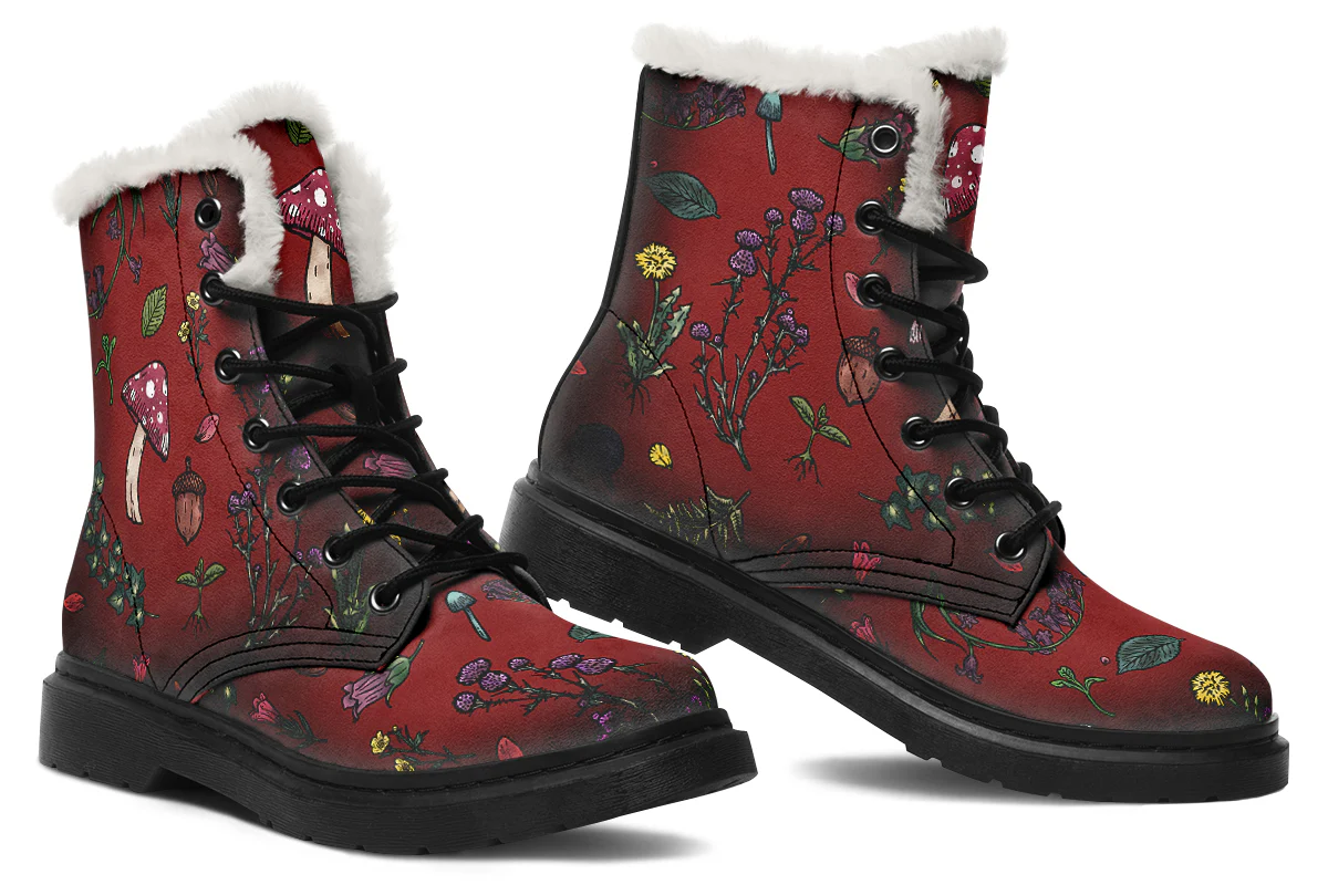 Red Herbology Winter Boots - Image 5