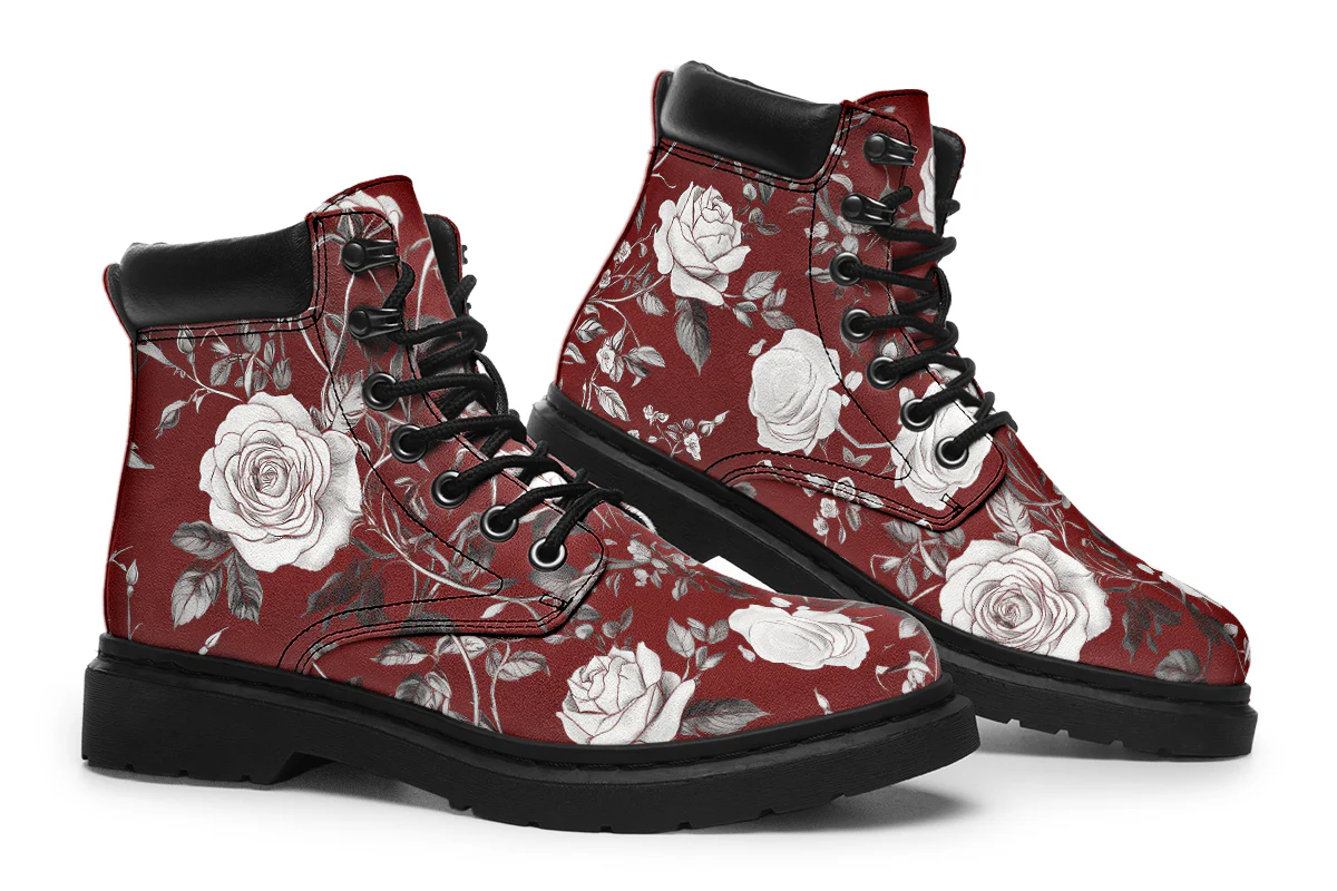 Red Rose Romance Classic Boots - Image 7