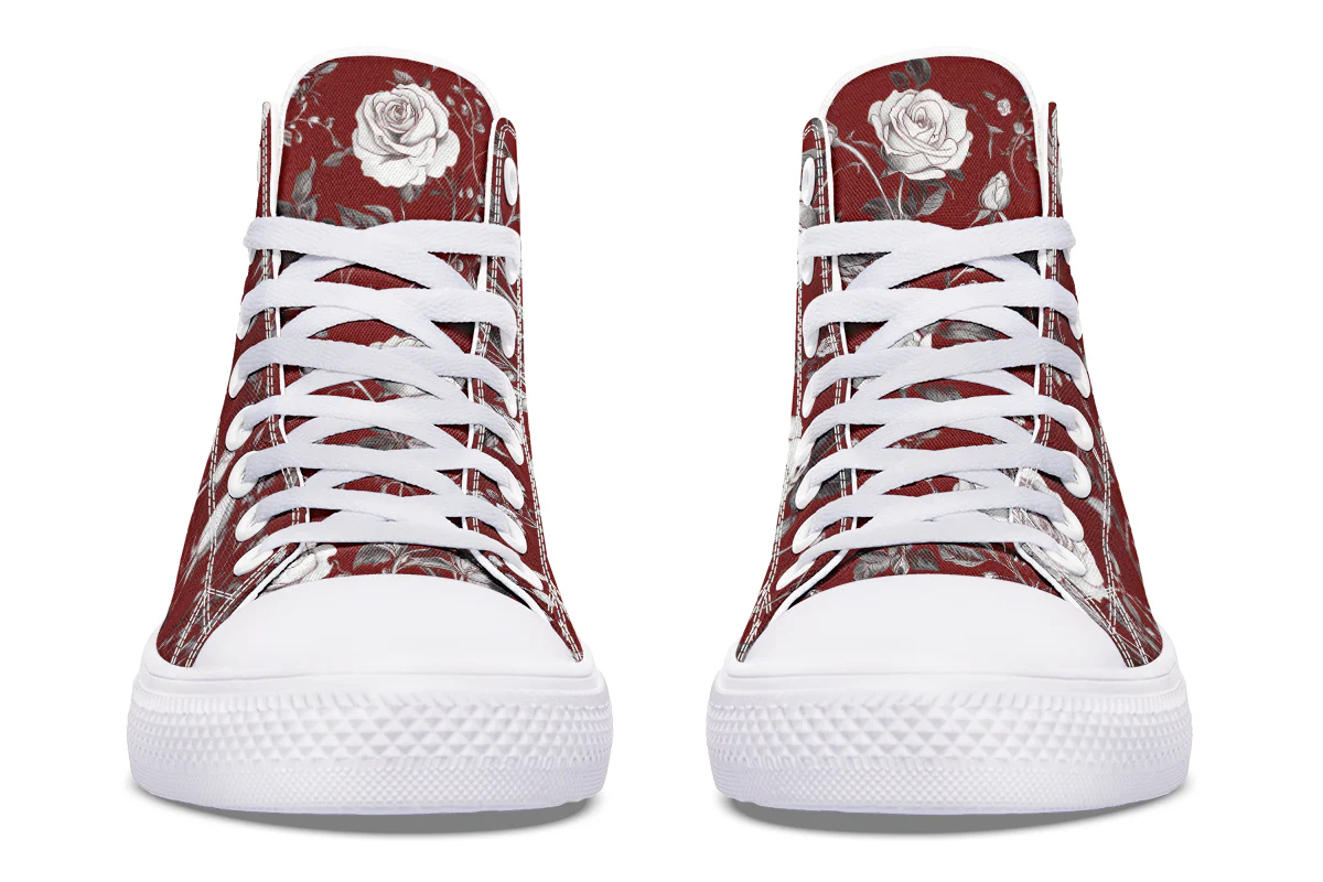 Red Rose Romance High Tops - Image 15
