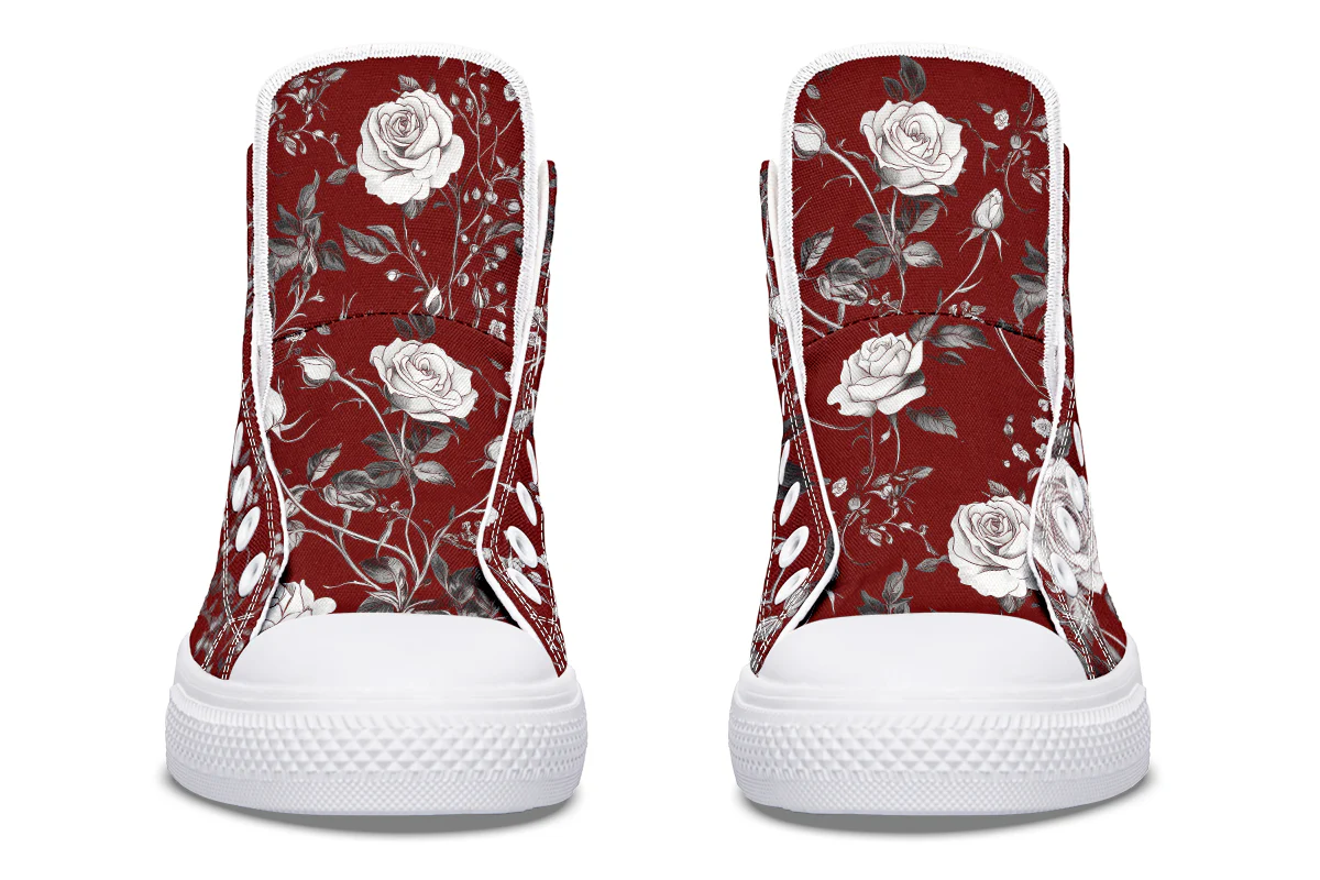 Red Rose Romance High Tops - Image 16