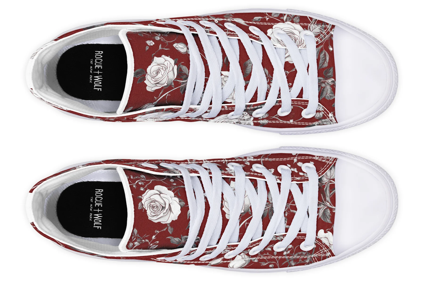 Red Rose Romance High Tops - Image 18
