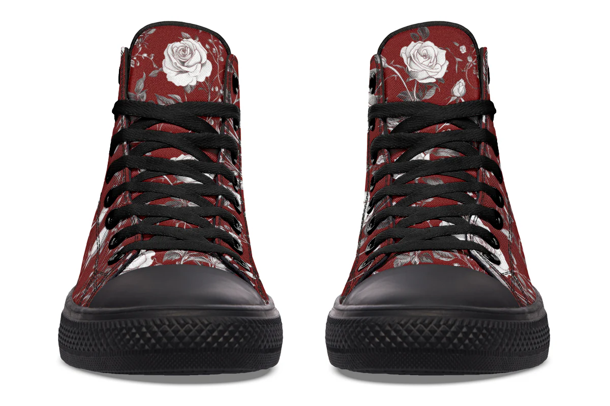 Red Rose Romance High Tops - Image 6