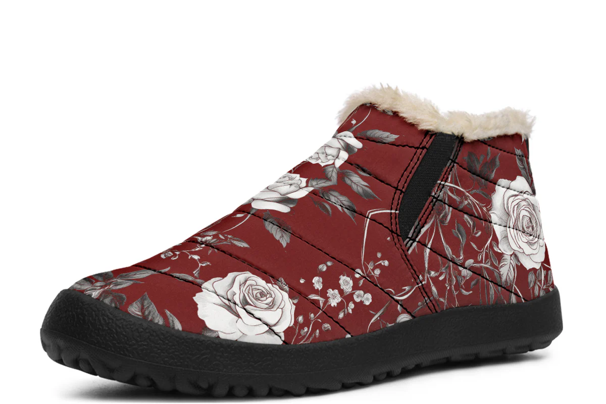 Red Rose Romance Winter Sneakers - Image 2
