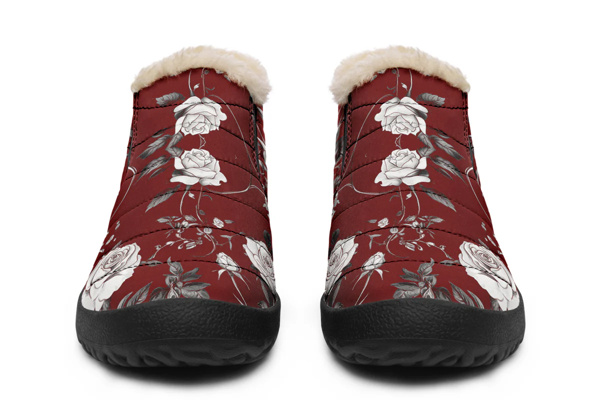 Red Rose Romance Winter Sneakers - Image 4