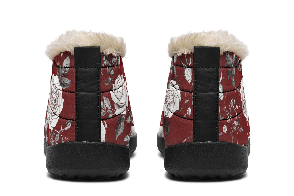 Red Rose Romance Winter Sneakers - Image 5