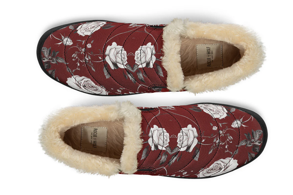 Red Rose Romance Winter Sneakers - Image 9