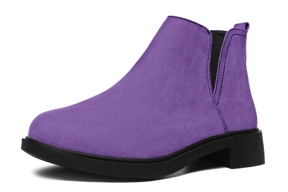 Retro Violet Chelsea Boots - Image 2