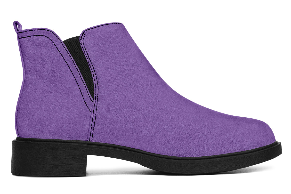 Retro Violet Chelsea Boots - Image 3