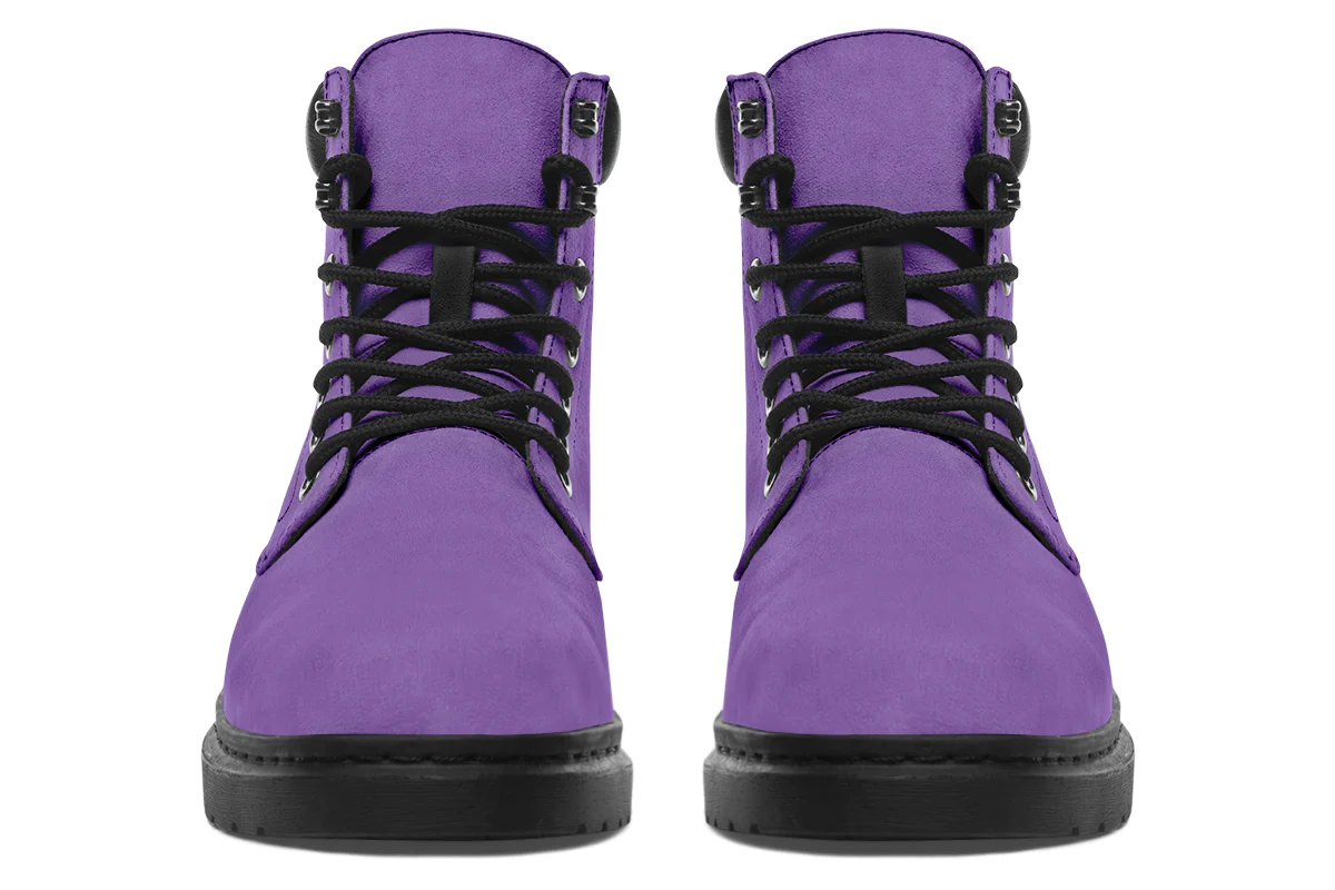 Retro Violet Classic Boots - Image 4