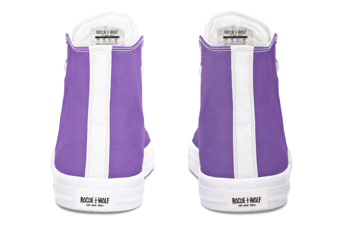 Retro Violet High Tops - Image 16