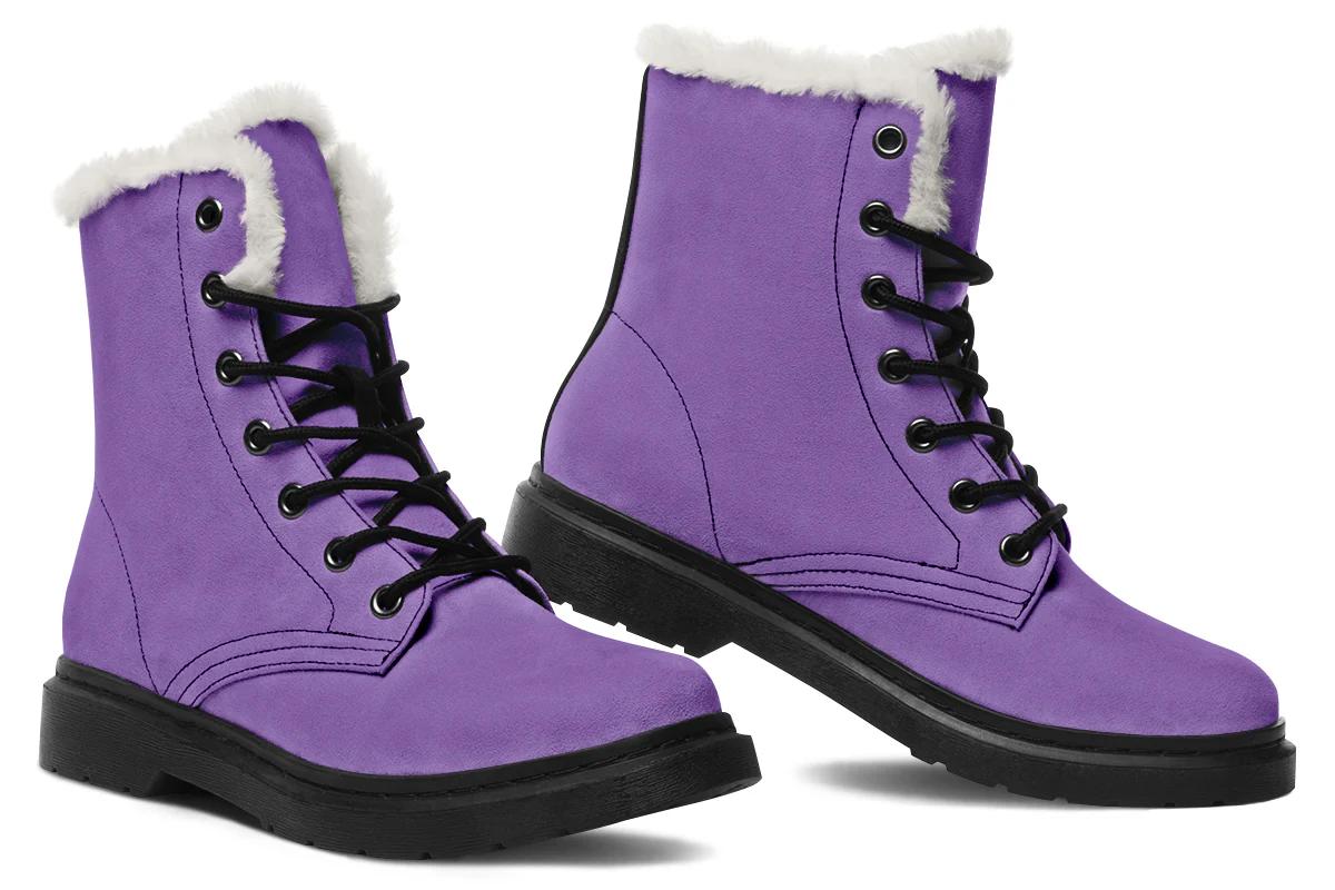 Retro Violet Winter Boots - Image 5