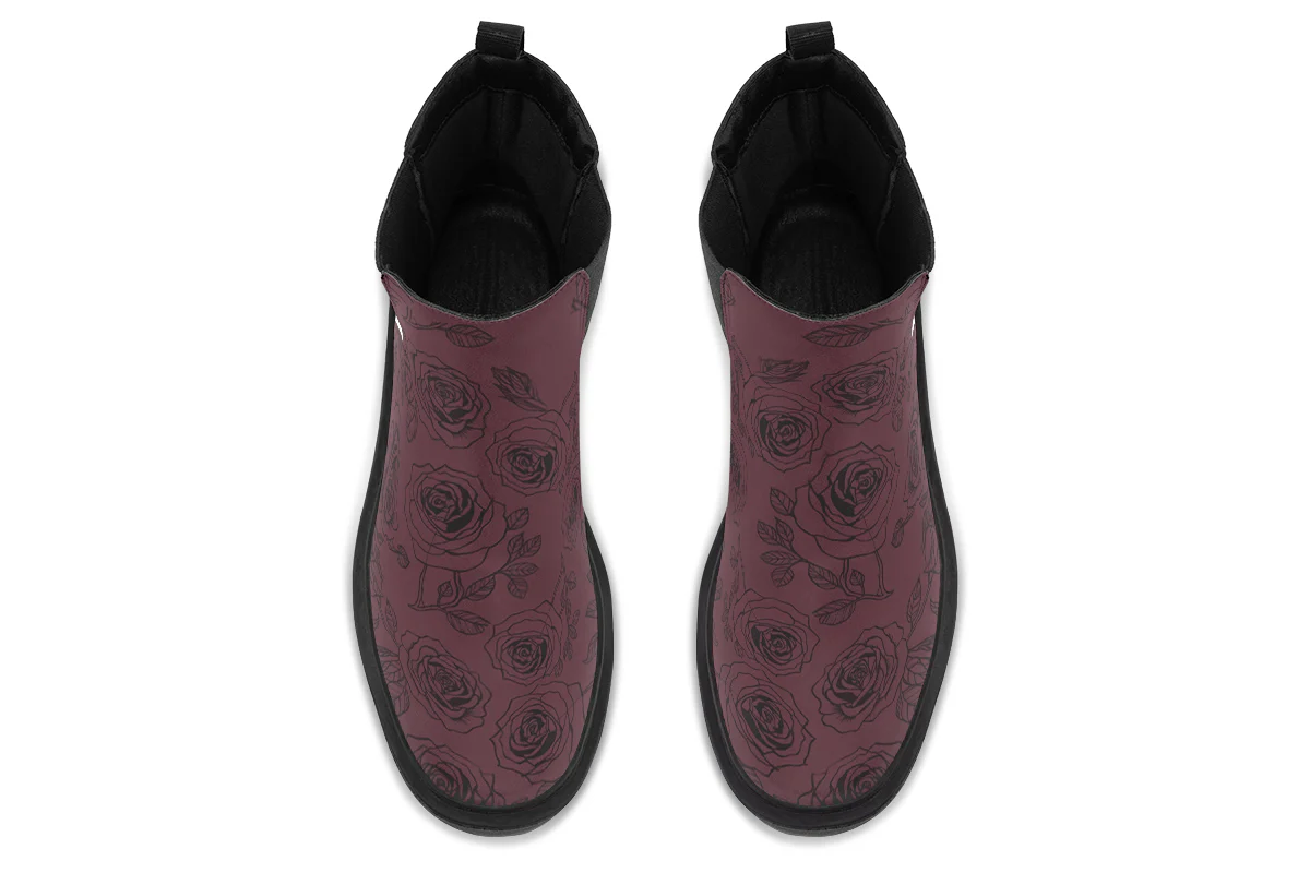 Rosa Aeterna Platform Chelsea Boots - Image 8
