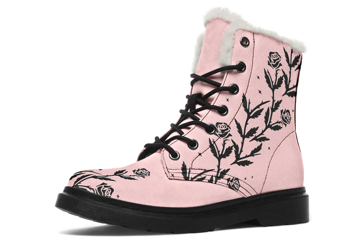 Rose Black Widow Winter Boots