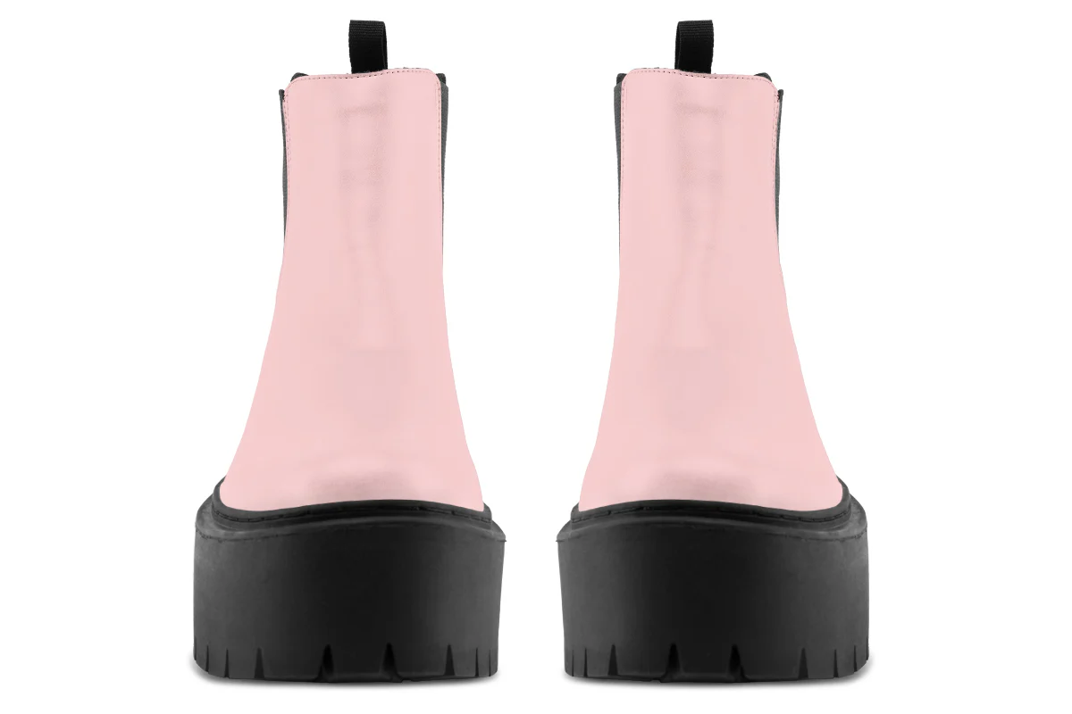 Rose Quartz Platform Chelsea Boots - Image 7