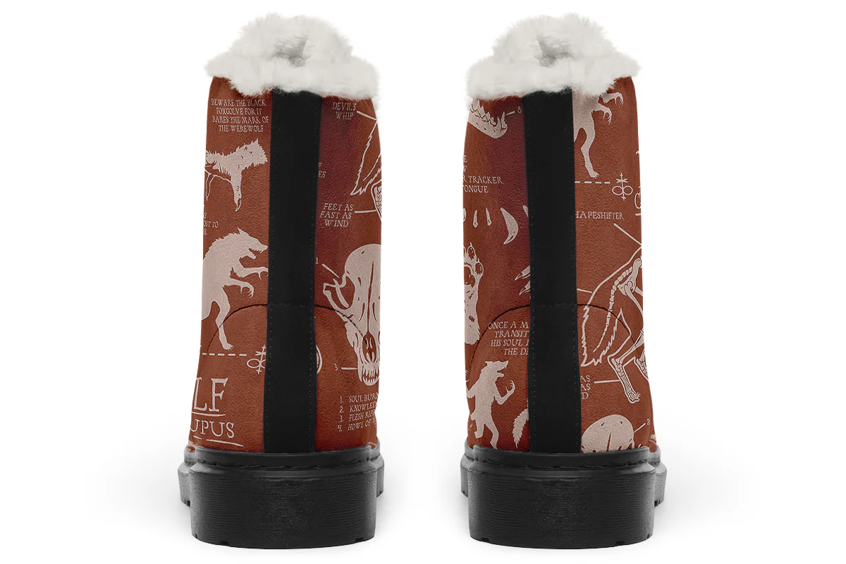 Rosewood Wolf Study Winter Boots - Image 4