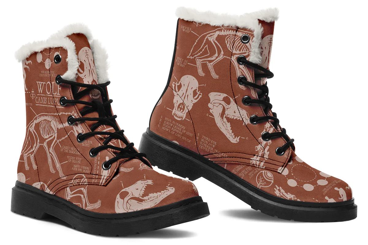 Rosewood Wolf Study Winter Boots - Image 5