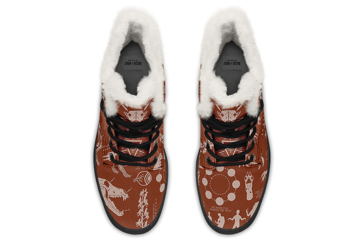 Rosewood Wolf Study Winter Boots - Image 7