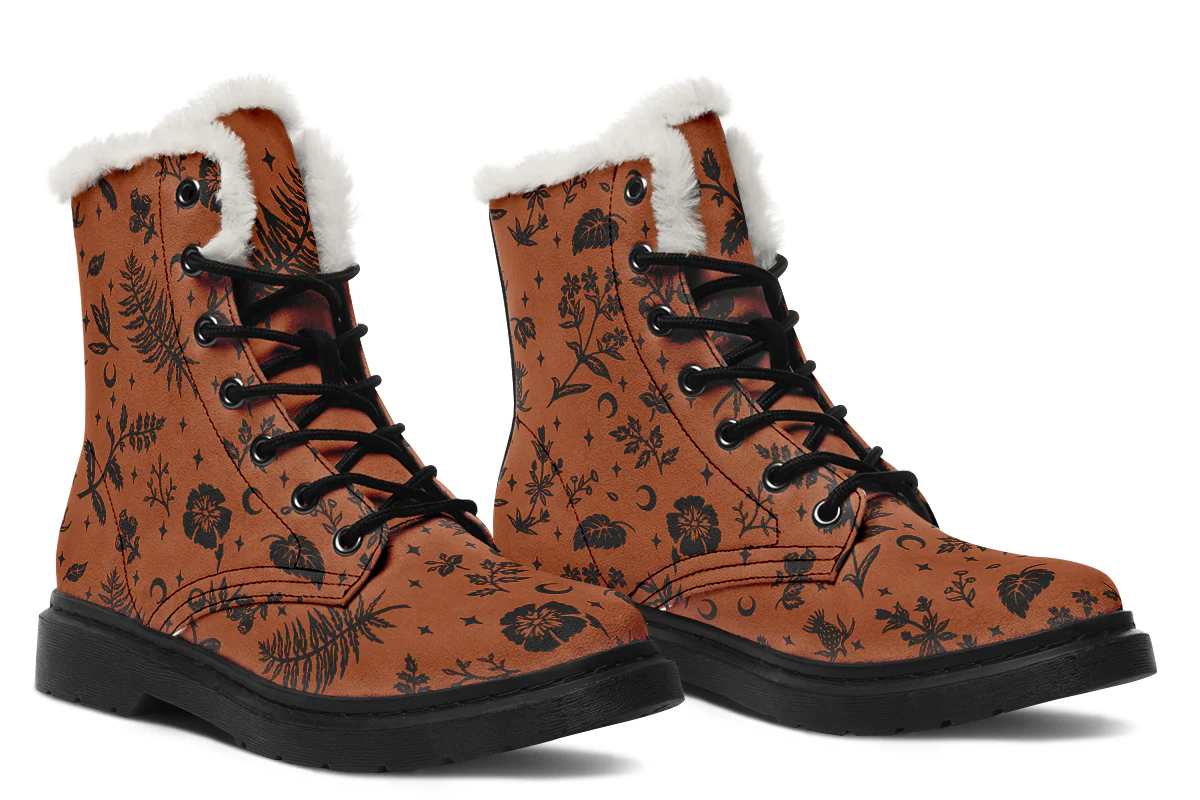Rust Green Witch Winter Boots - Image 6