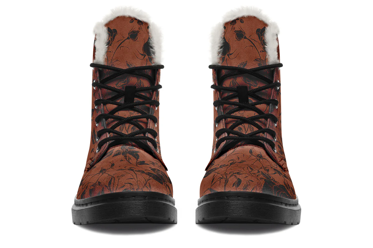 Rust Rose Romance Winter Boots - Image 3